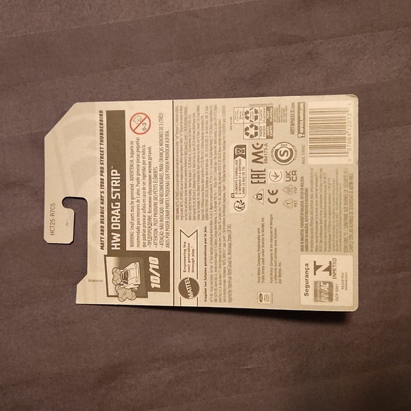 Hot Wheels diecast car: Matt and Debbie Hay's 1988 Pro Street Thunderbird. - Picture 5 of 5